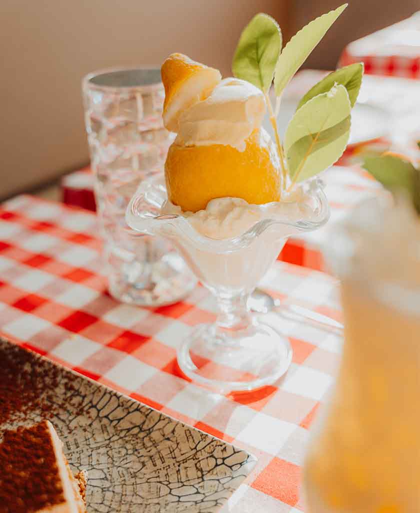 Traditional Italian desserts at Amalfi playa del ingles